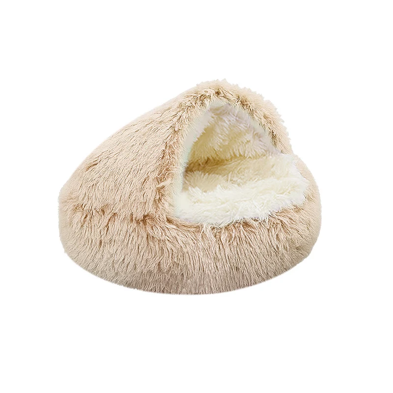 Gemütliches Pelz-Hundebett
