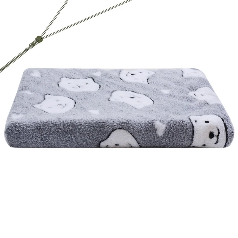 Weiches Plüschdecken-Hundebett