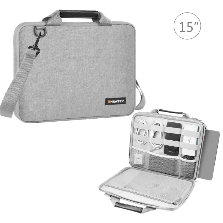Skanto | HAWEEL 14.0 Zoll - 16.0 Zoll Laptophülle für Macbook, Lenovo Thinkpad, ASUS, HP (Grau)
