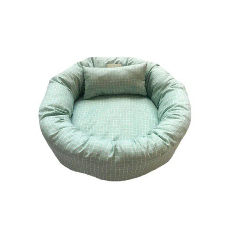 Rundes Plüsch-Lounge-Hundebett