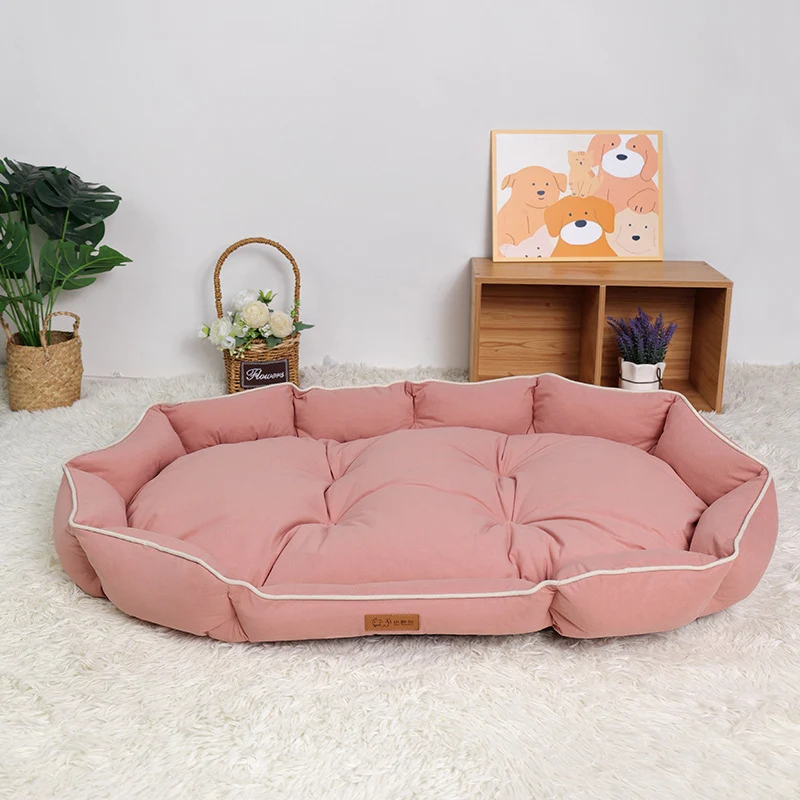 Rundes Plüsch-Nest Hundebett