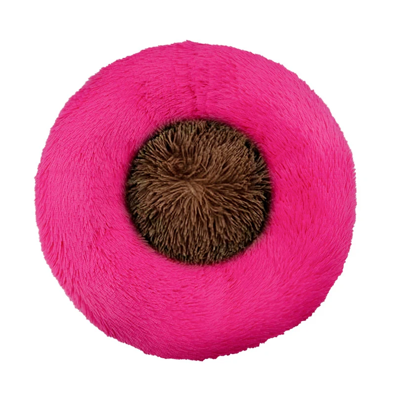 Rundes Plüsch-Hundebett