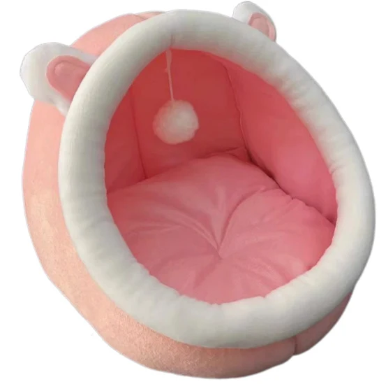 Gemütliches Katzenhöhlen-Hundebett