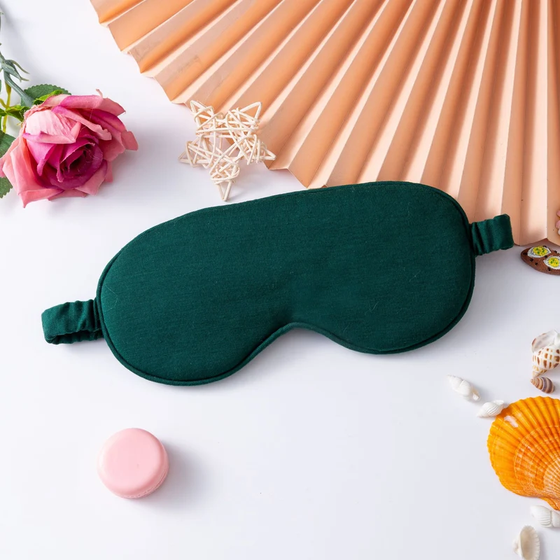 Leichte Baumwoll-Schlafmaske für Damen mit ergonomischer Polsterung und elastischem Komfortband Skanto