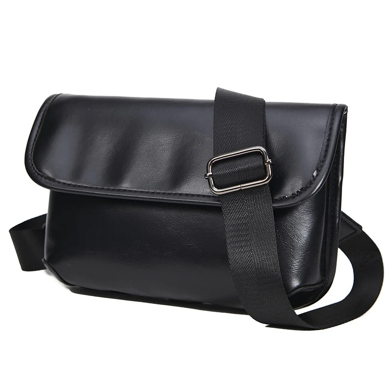 Leder Crossbody Messenger Bag Skanto