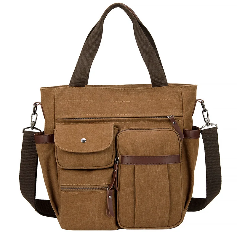 Canvas-Tasche mit mehreren Fächern Skanto