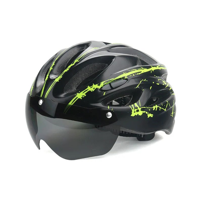 Fahrradhelm mit integriertem Visier Skanto