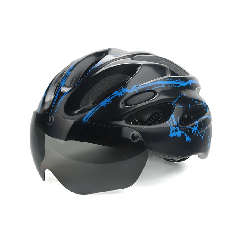 Fahrradhelm mit integriertem Visier Skanto