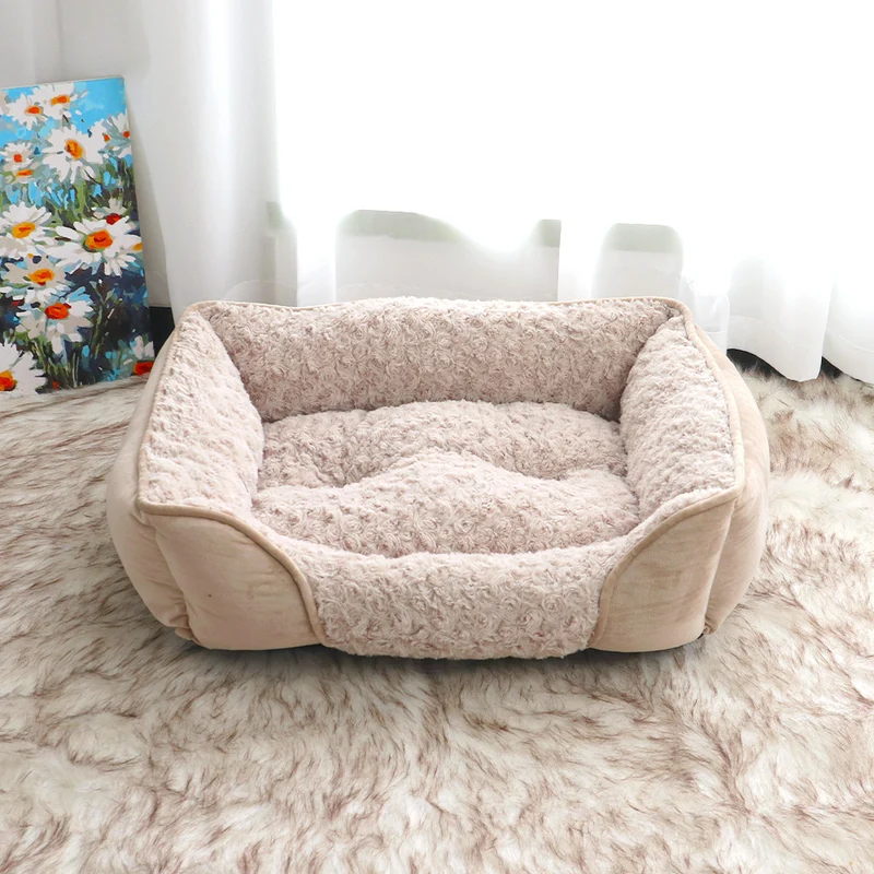 Weiches Plüsch-Orthopädisches Hundebett