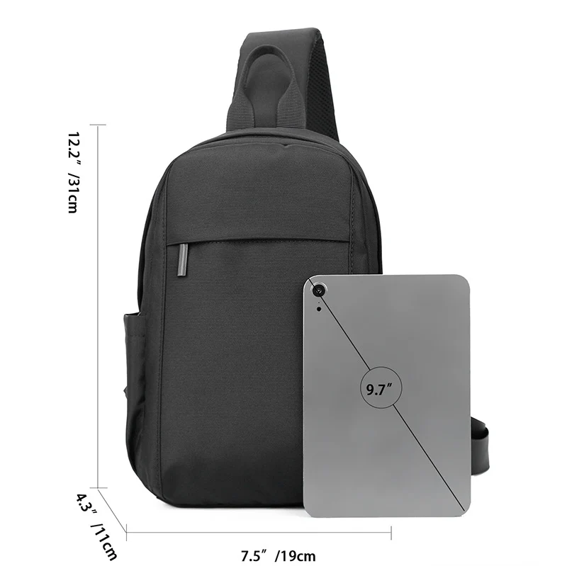 Kompakter schlanker Sling-Rucksack Skanto