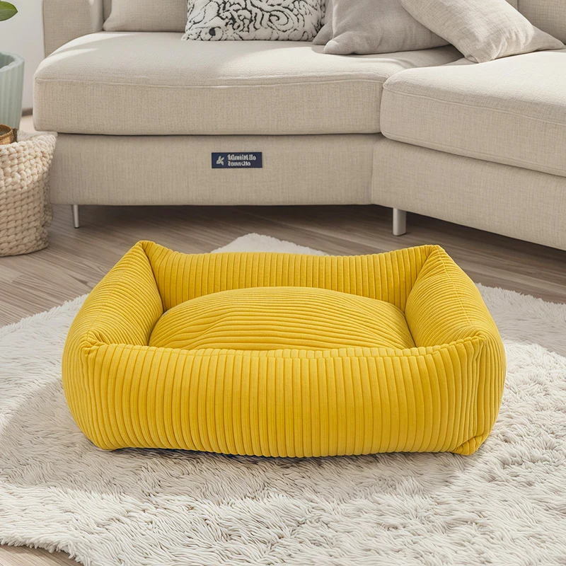 Deluxe geripptes Hundebett