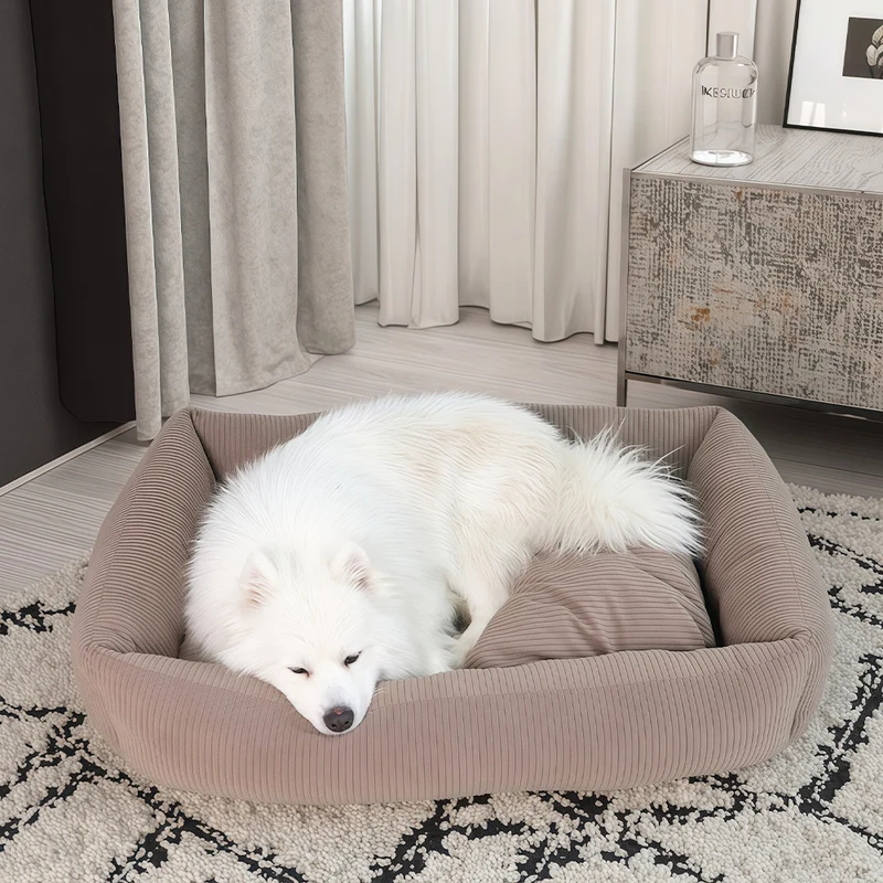 Deluxe geripptes Hundebett