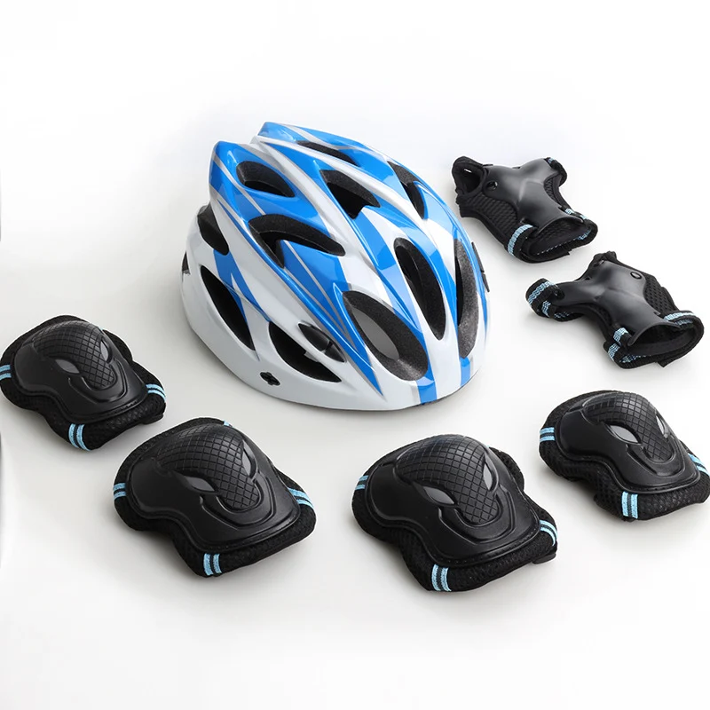 Fahrradhelm- und Schutzausrüstungsset für Kinder Skanto