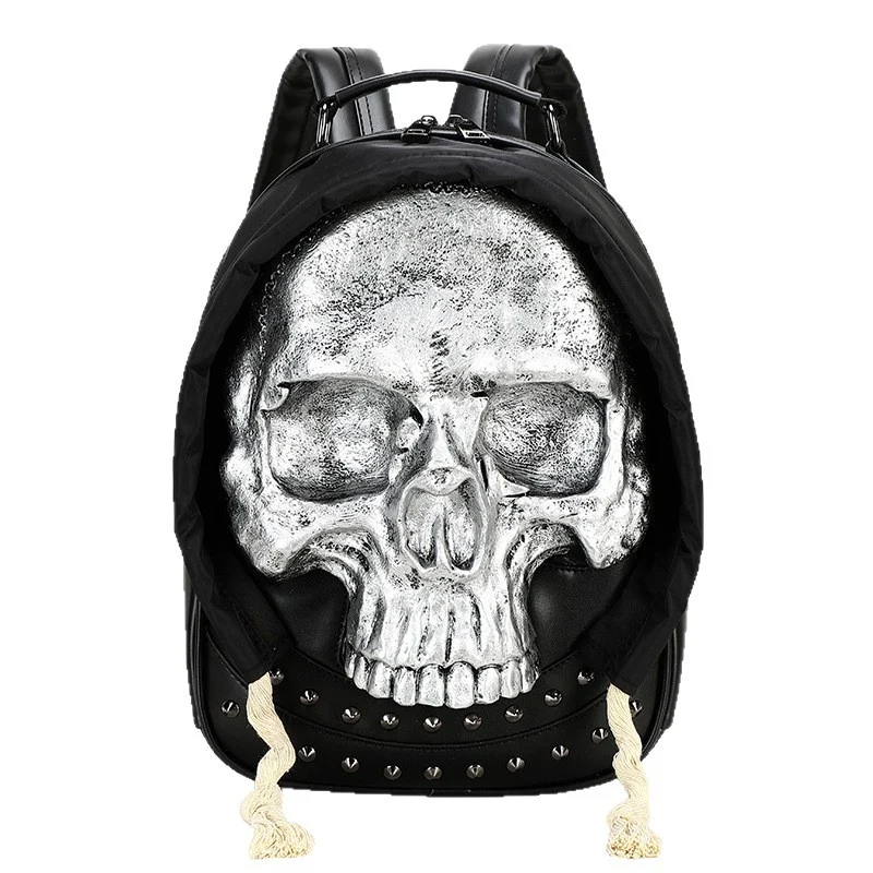 Kreativer Rucksack mit Totenkopf-Design Skanto