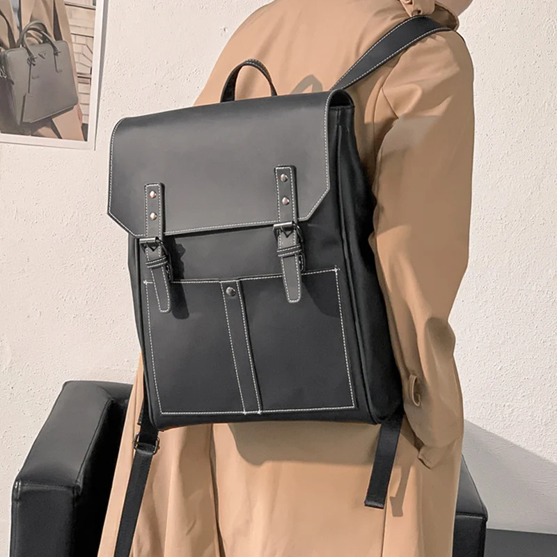 Vielseitiger Lederrucksack Skanto