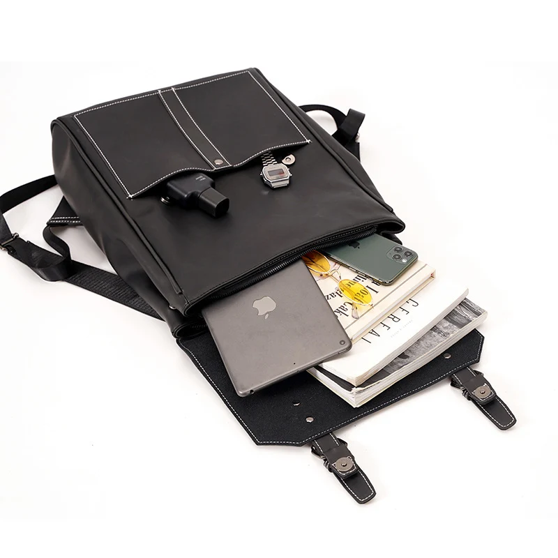 Vielseitiger Lederrucksack Skanto