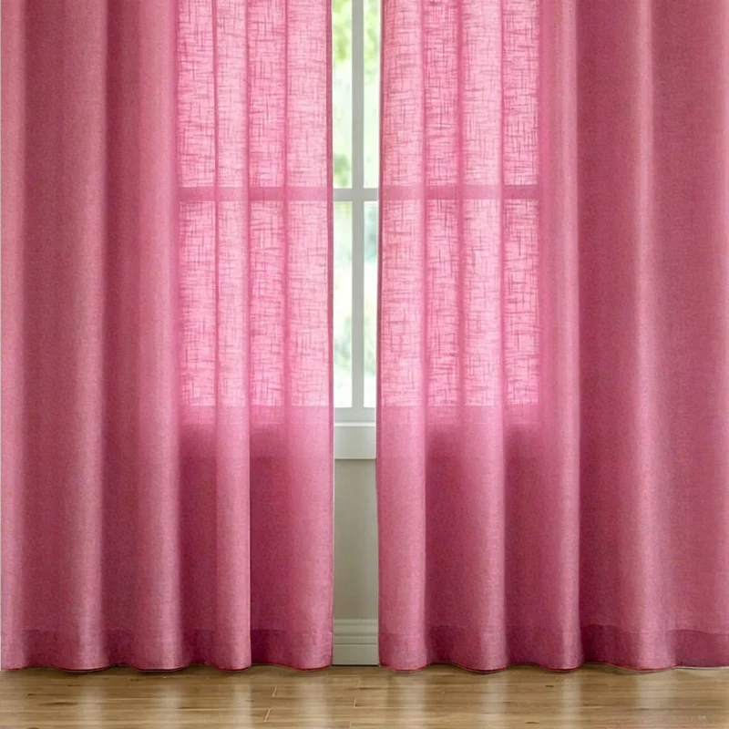 Transparente Leinen-Fenstervorhänge Skanto