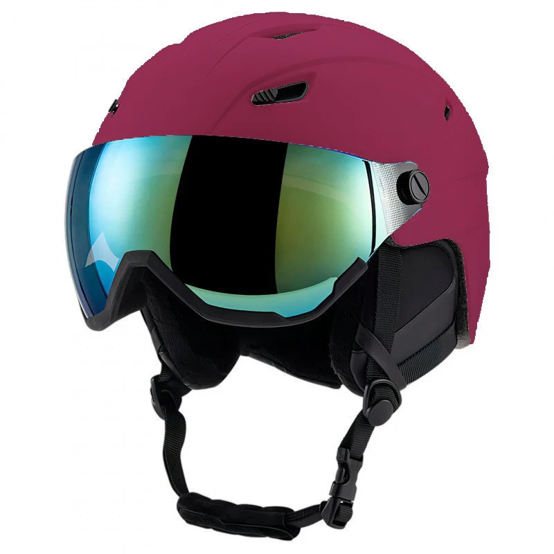 Hochleistungs-Skihelm mit integriertem Visier Skanto