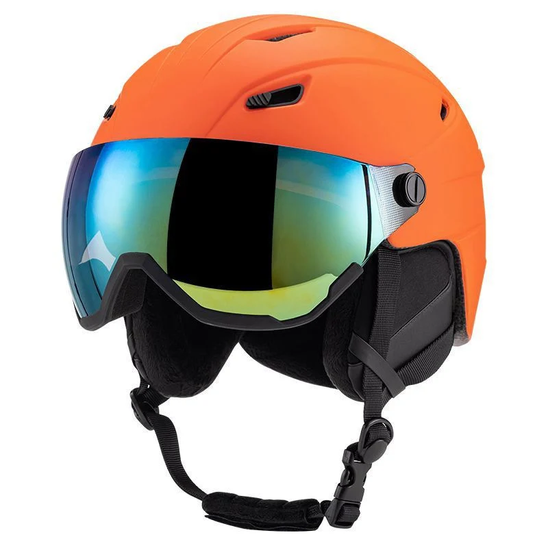 Hochleistungs-Skihelm mit integriertem Visier Skanto