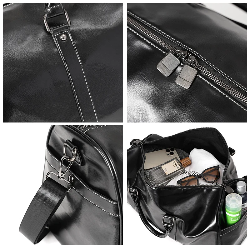 Elegante Leder-Reisetasche Skanto