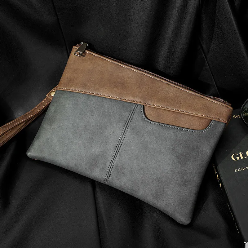Elegante Leder-Clutch Skanto