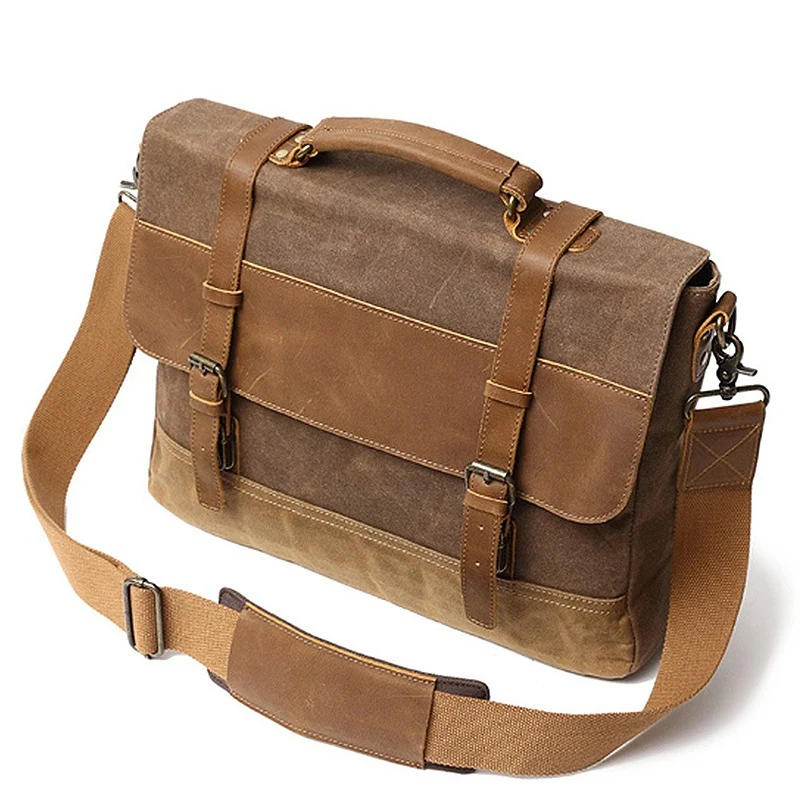 Robuste Messenger Bag im Vintage-Design Skanto