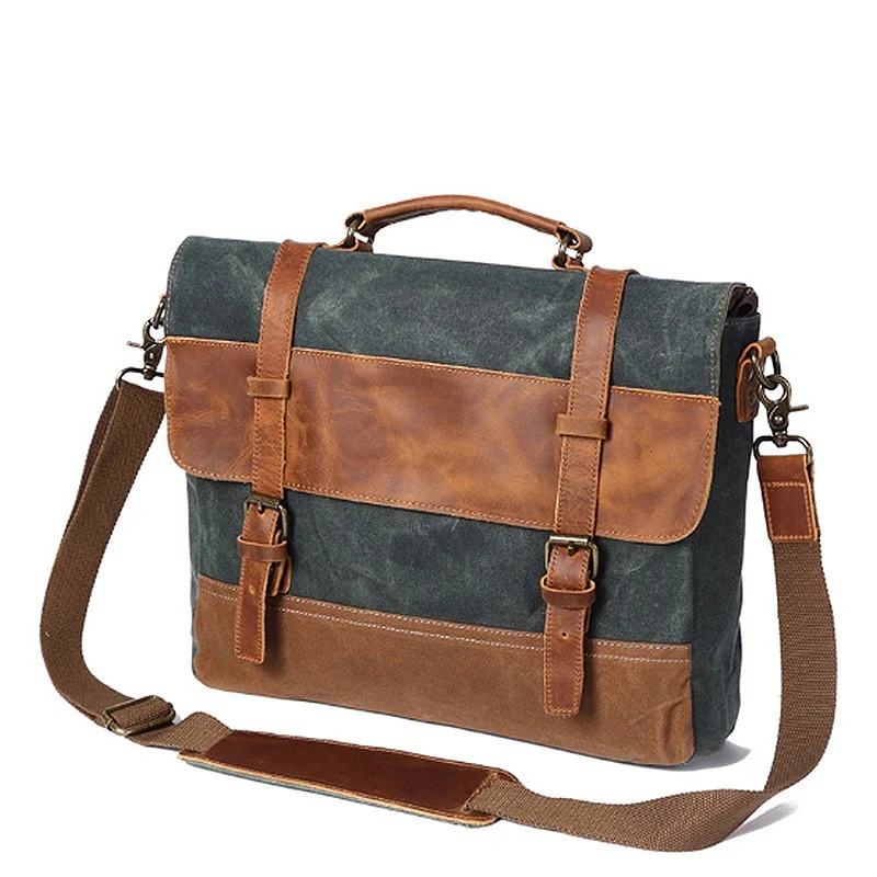 Robuste Messenger Bag im Vintage-Design Skanto