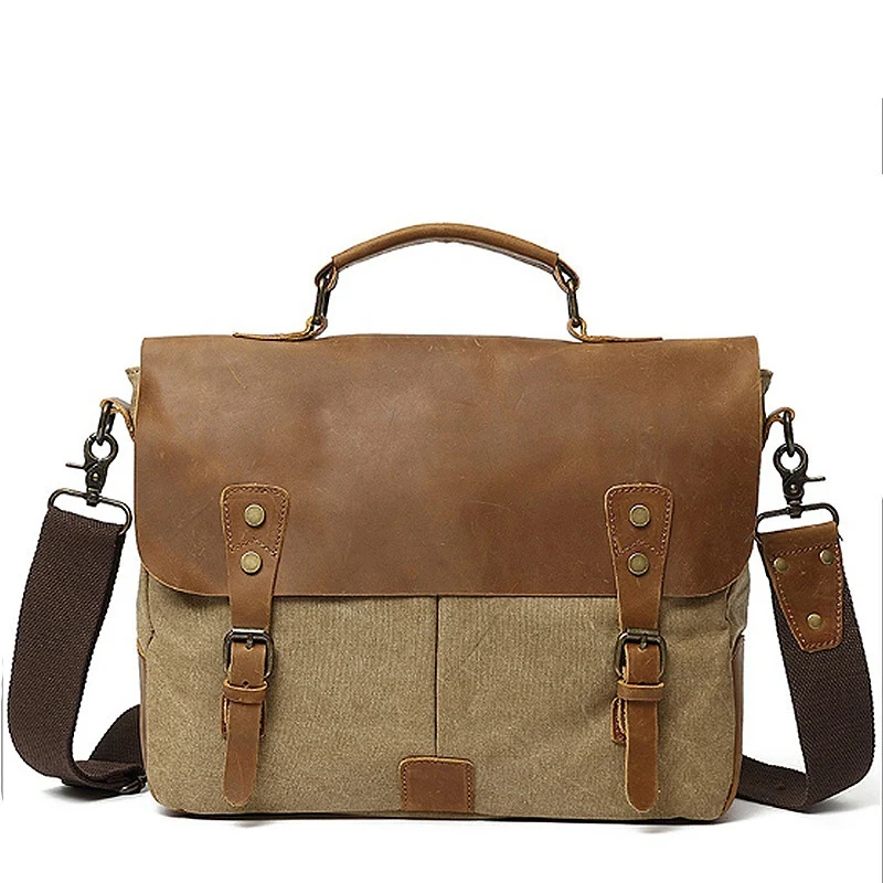 Robuste Active Bag aus strapazierfähigem Canvas und Skanto Leder