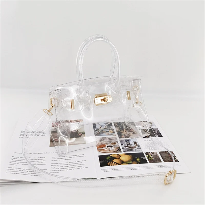 Moderne transparente Handtasche Skanto