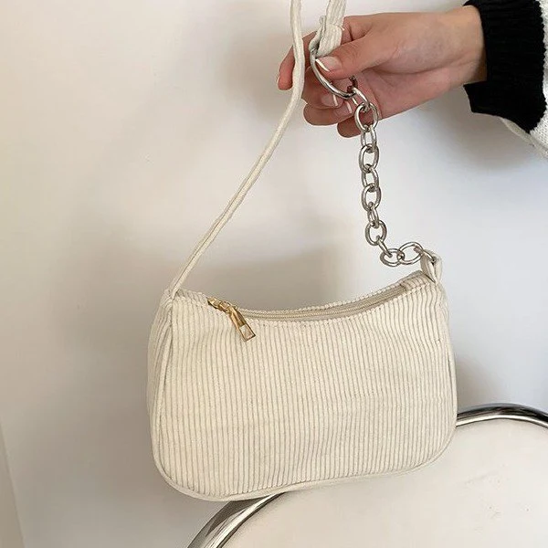 Moderne Cord-Handtasche Skanto