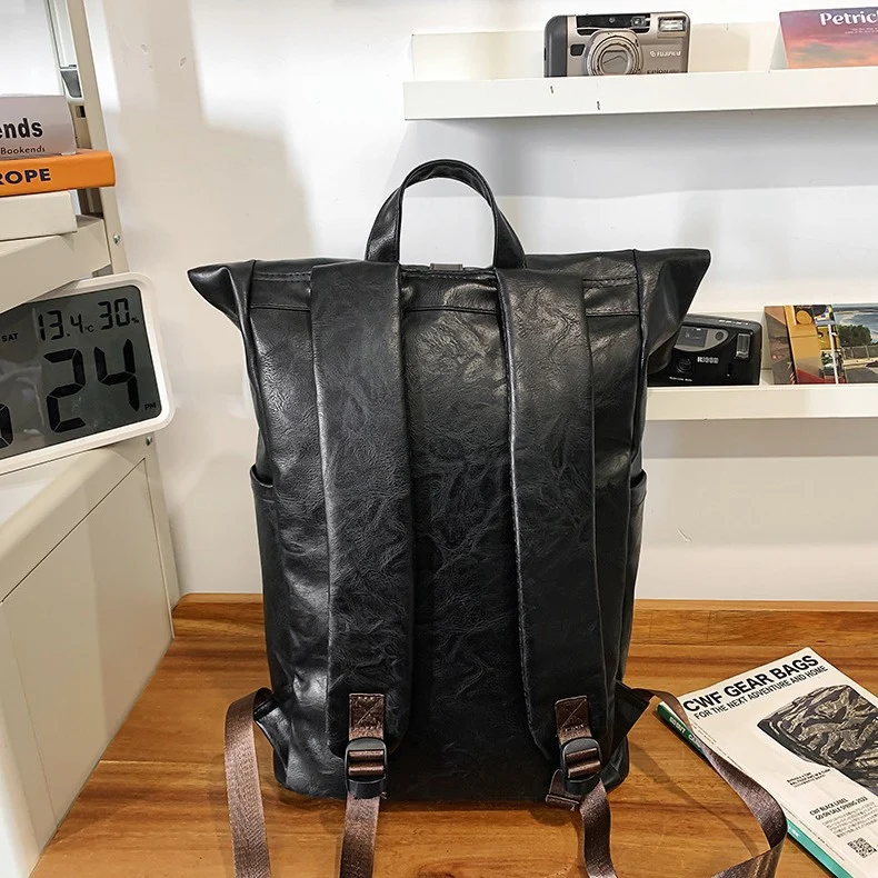Leichter Lederrucksack Skanto