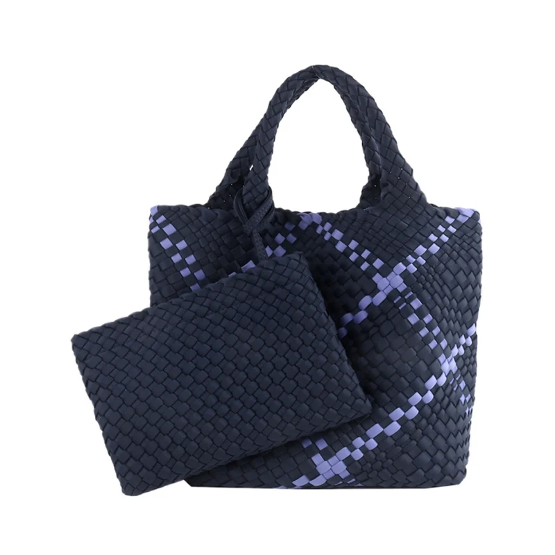 Geflochtene Handtasche mit abnehmbarer Clutch Skanto