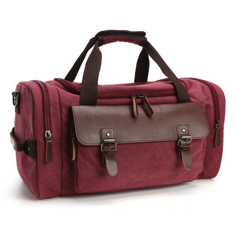 Geräumige Reisetasche mit hochwertigen Lederdetails Skanto