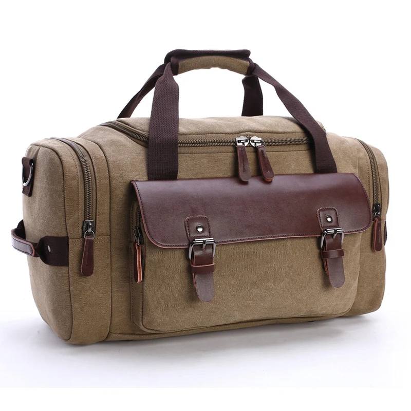 Geräumige Reisetasche mit hochwertigen Lederdetails Skanto