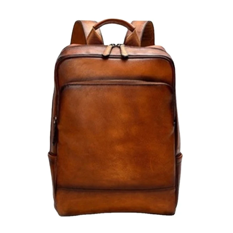Eleganter und funktionaler Rucksack aus hochwertigem Leder Skanto