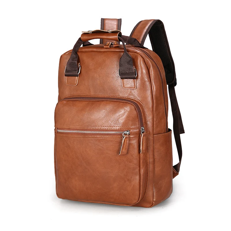 Eleganter Rucksack aus hochwertigem Leder Skanto