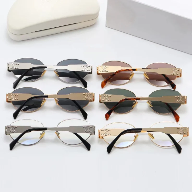 Exklusive ovale Designer-Sonnenbrille für Damen Skanto