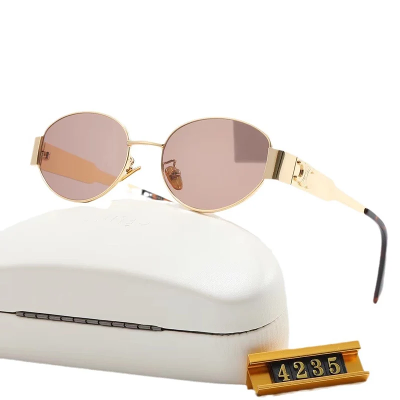 Exklusive ovale Designer-Sonnenbrille für Damen Skanto