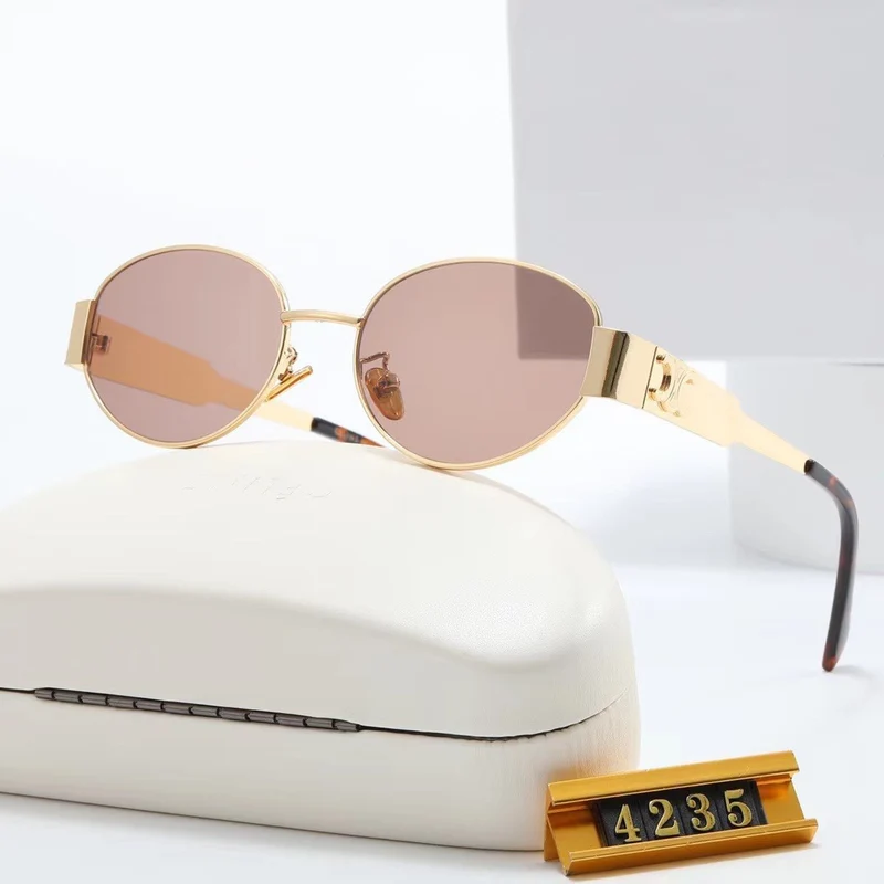 Exklusive ovale Designer-Sonnenbrille für Damen Skanto