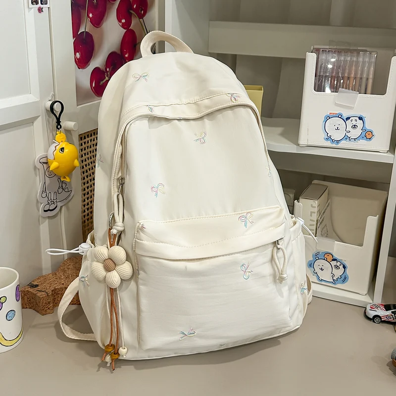 Bestickter lässiger Schulrucksack