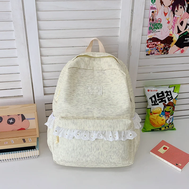 Eleganter Rüschen-Spitzenrucksack