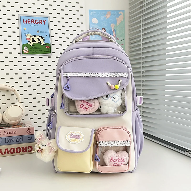 Funktionaler Schulrucksack mit vielen Taschen