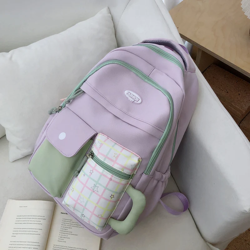 Funktionaler Schulrucksack mit mehreren Fächern und Organizer