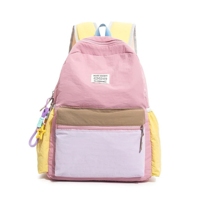 Lässiger Schulrucksack mit mehreren Fächern