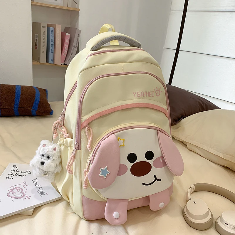 Schneller Schulrucksack im Cartoon-Hund-Design