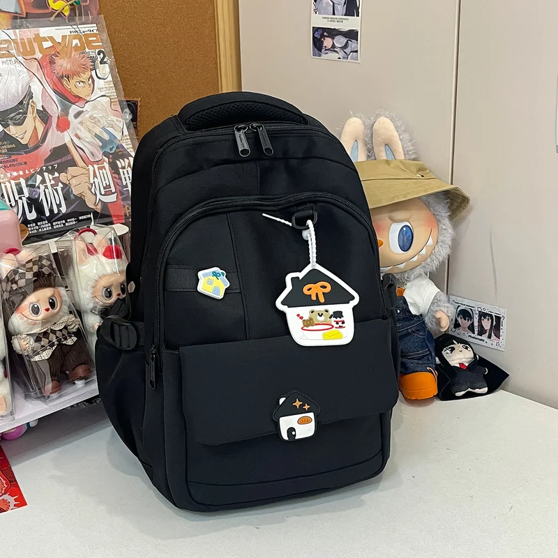 Lustiger Schulrucksack mit Cartoon-Motiv