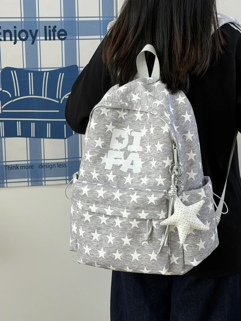 Lustige Schultasche mit Sternenmuster