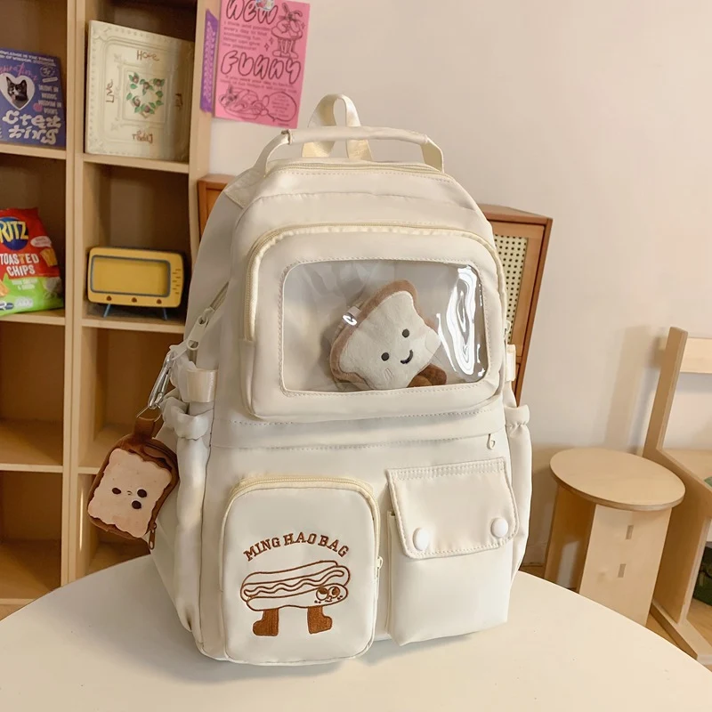 Mini-Schulrucksack mit niedlichem Charakter-Motiv
