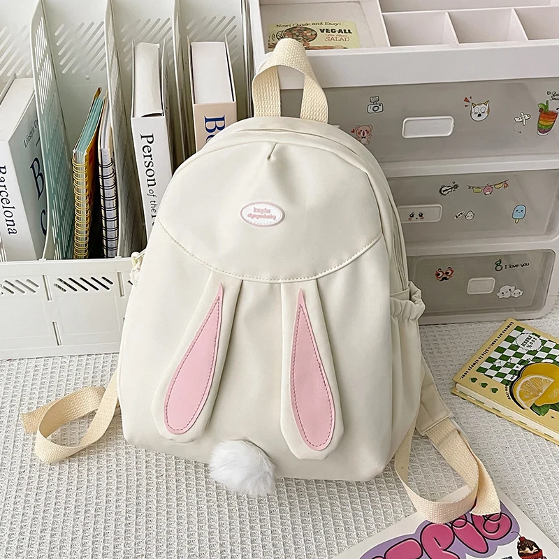 Niedlicher Schulrucksack mit Hasenohren