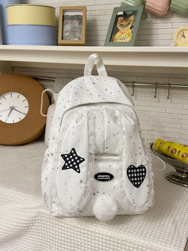 Niedlicher Schulrucksack mit Hasenohren